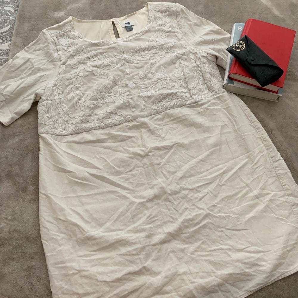 Old Navy Off White Dress